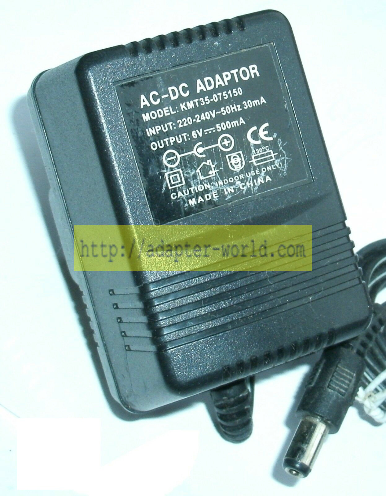 *Brand NEW*6V 500mA AC/DC POWER ADAPTER KMT35-075150